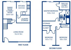 Two Story Townhouse